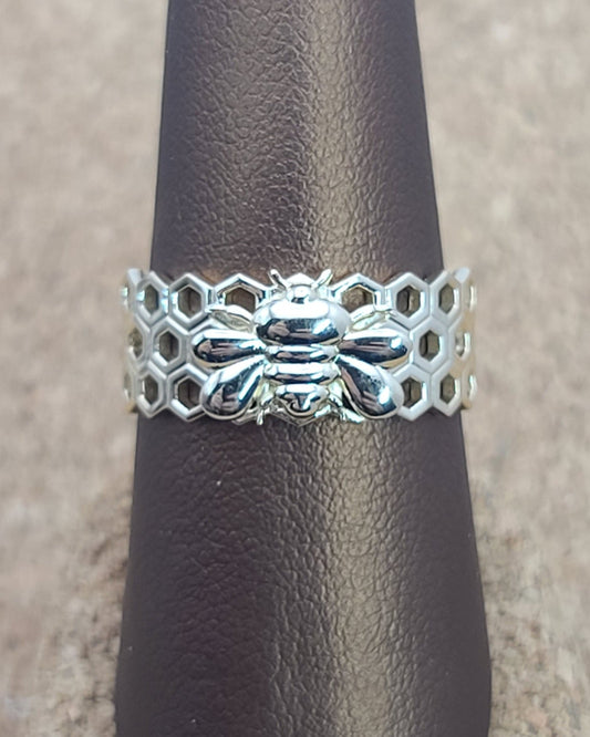 Honeybee Comb Ring