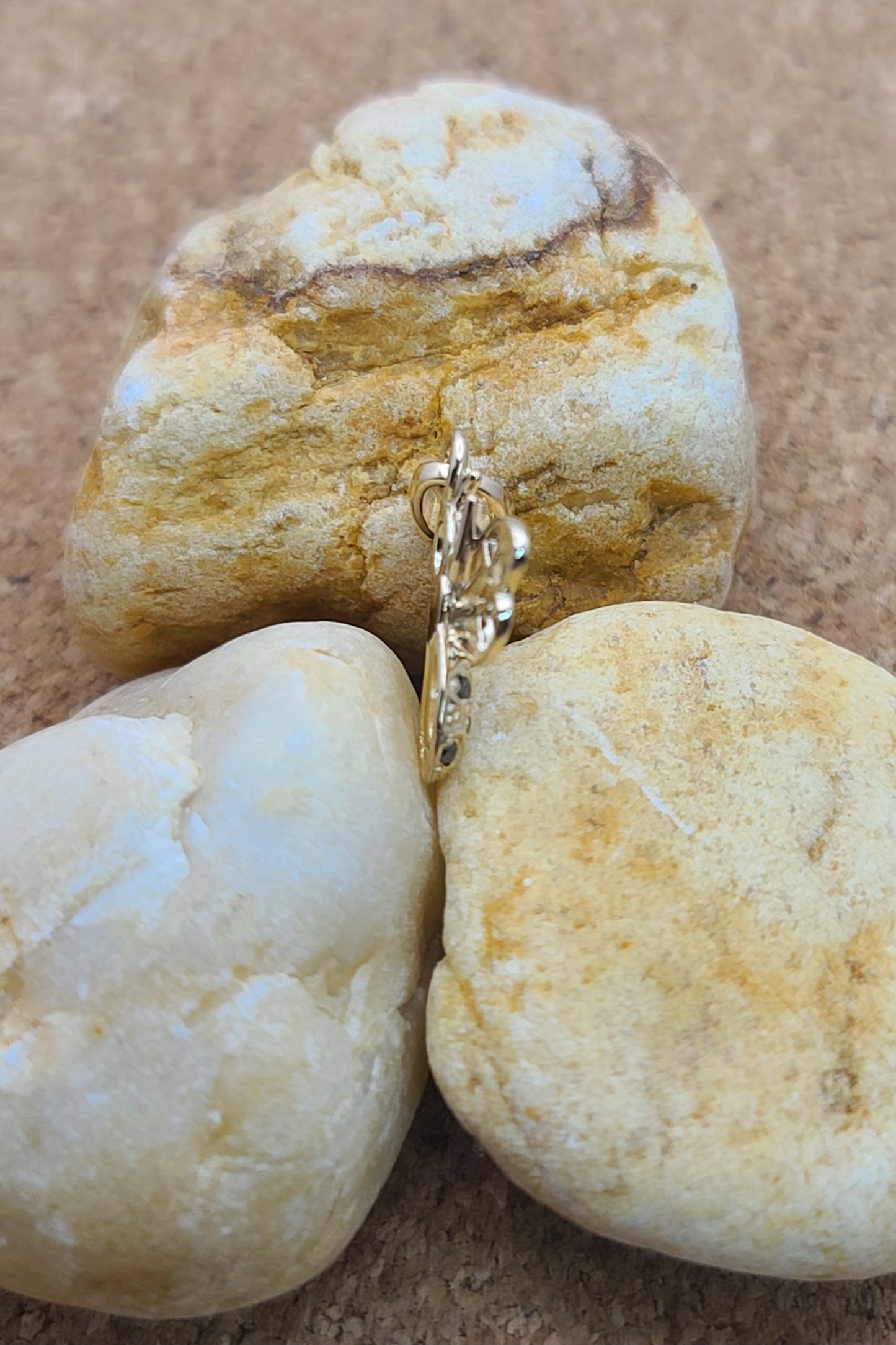 Black Diamond Honeybee Pendant