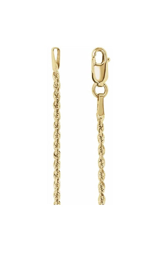 Medium 14kt Rope Chain