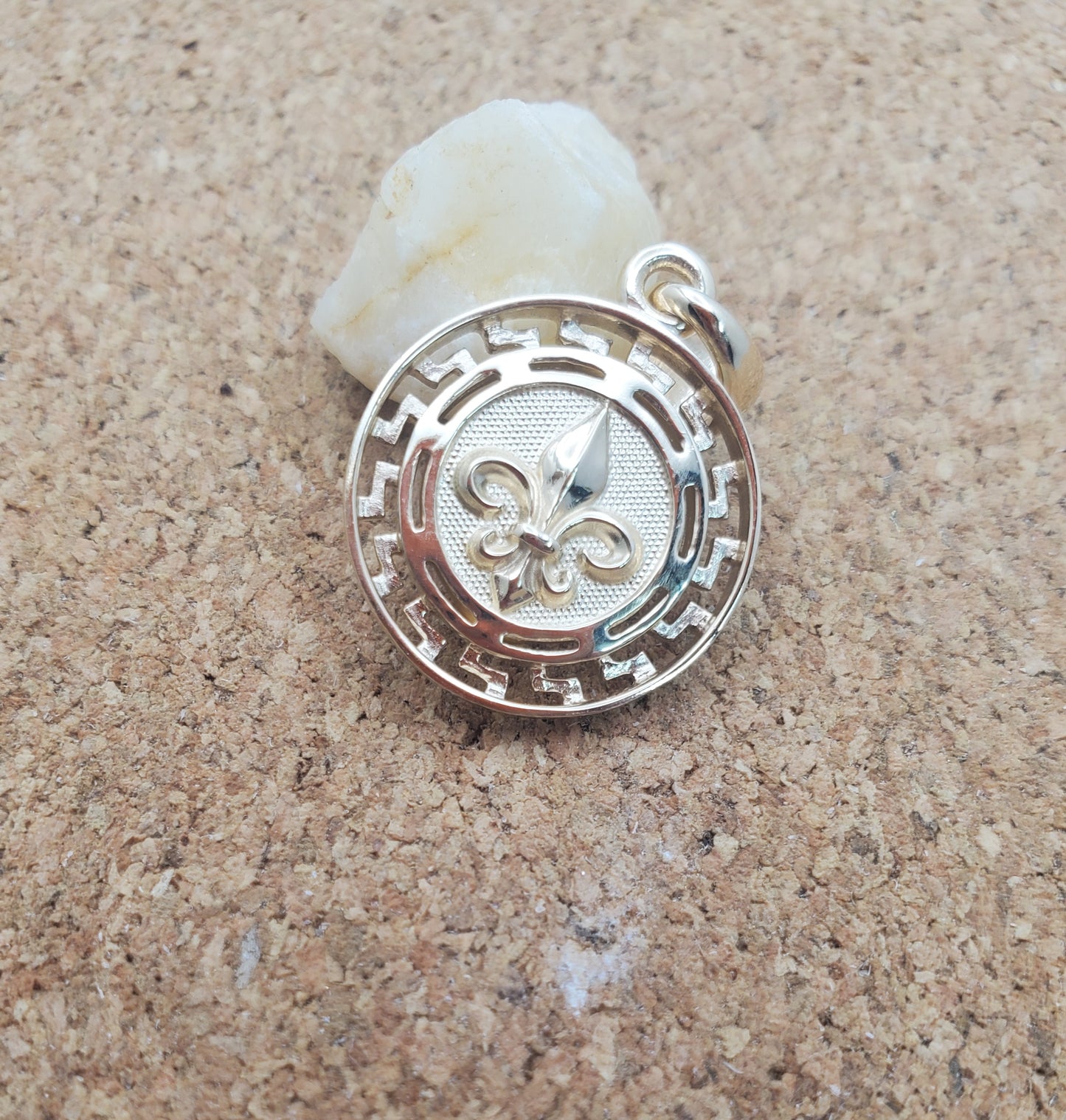 Fleur-de-Owl Pendant