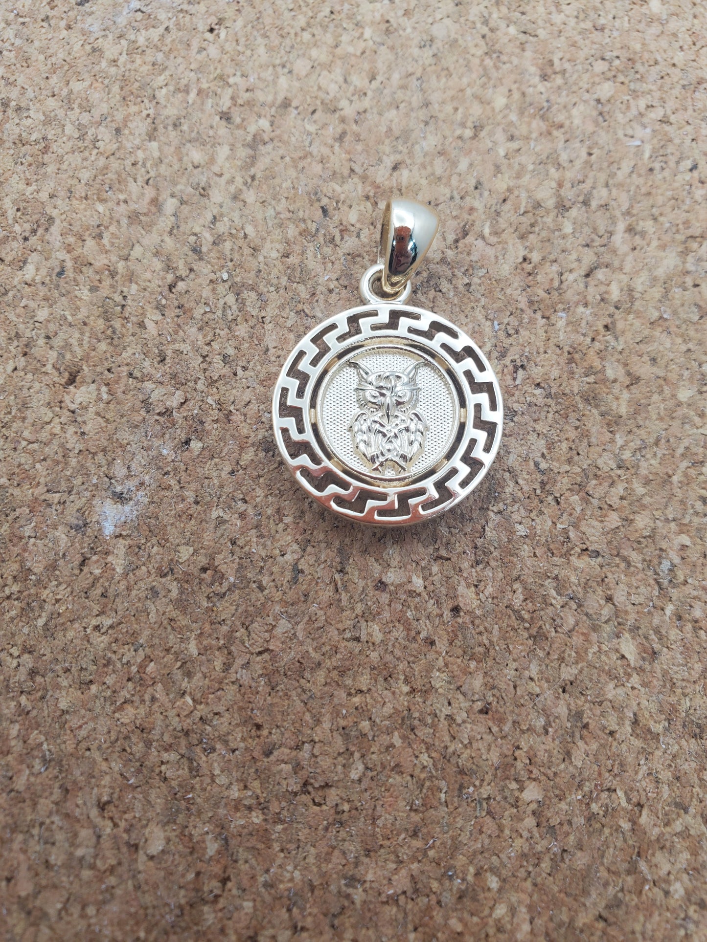 Fleur-de-Owl Pendant