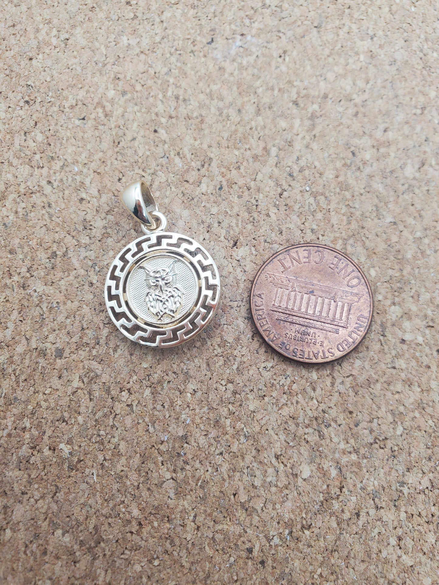 Fleur-de-Owl Pendant