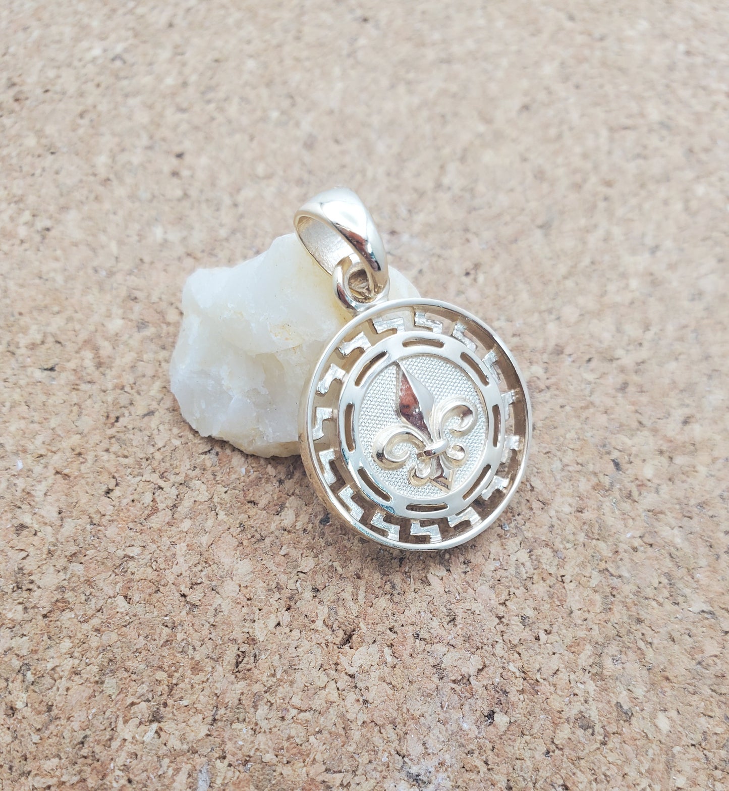 Fleur-de-Owl Pendant