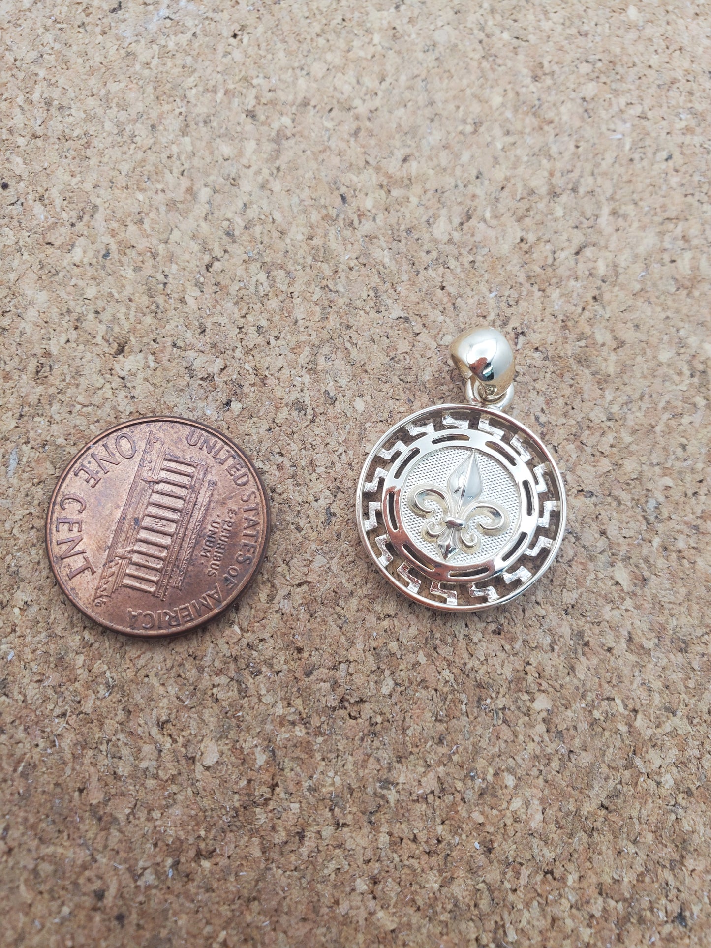 Fleur-de-Owl Pendant