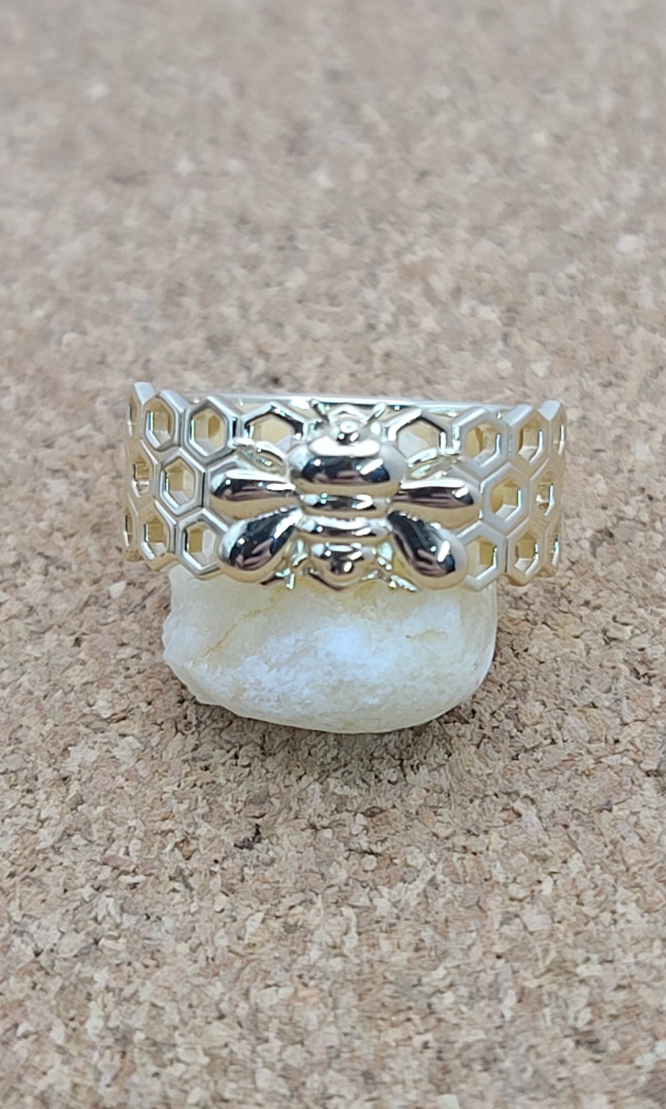 Honeybee Comb Ring