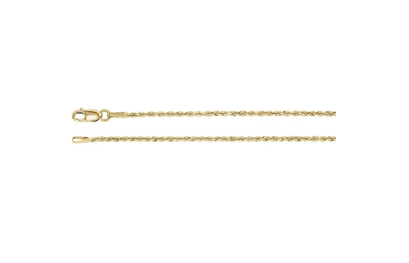 Medium 14kt Rope Chain