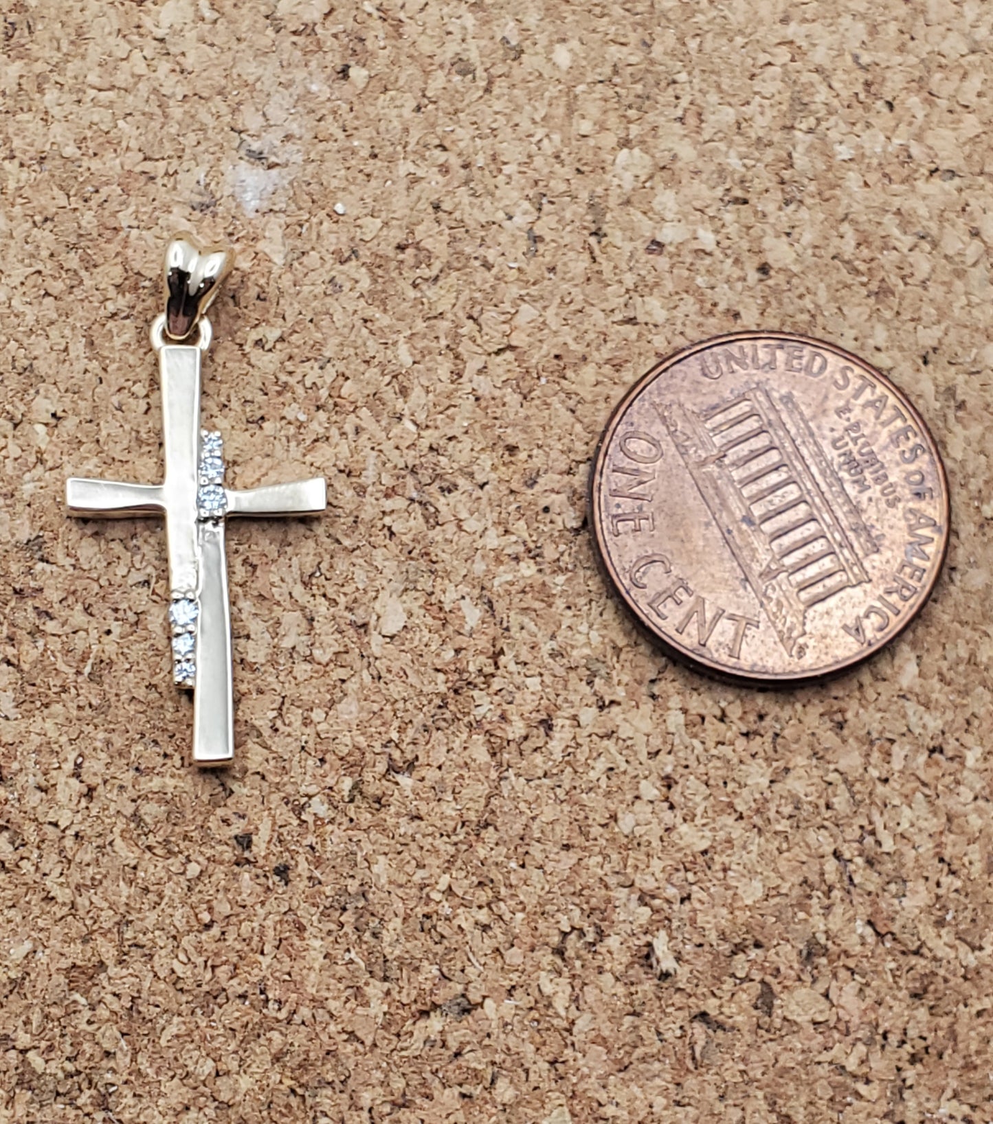 Exquisite Diamond Cross Pendant