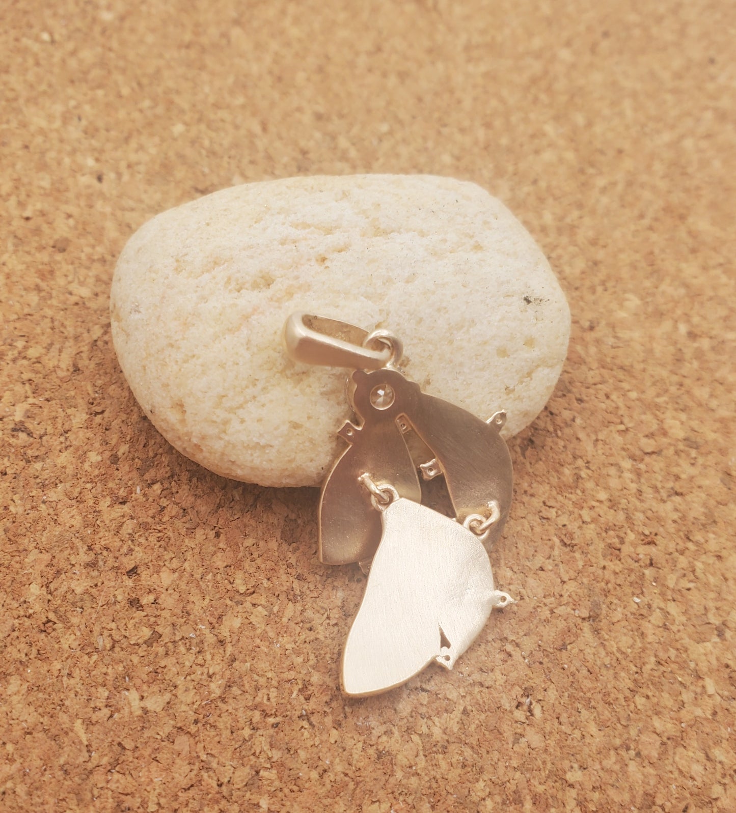 Diamond Leaf Pendant