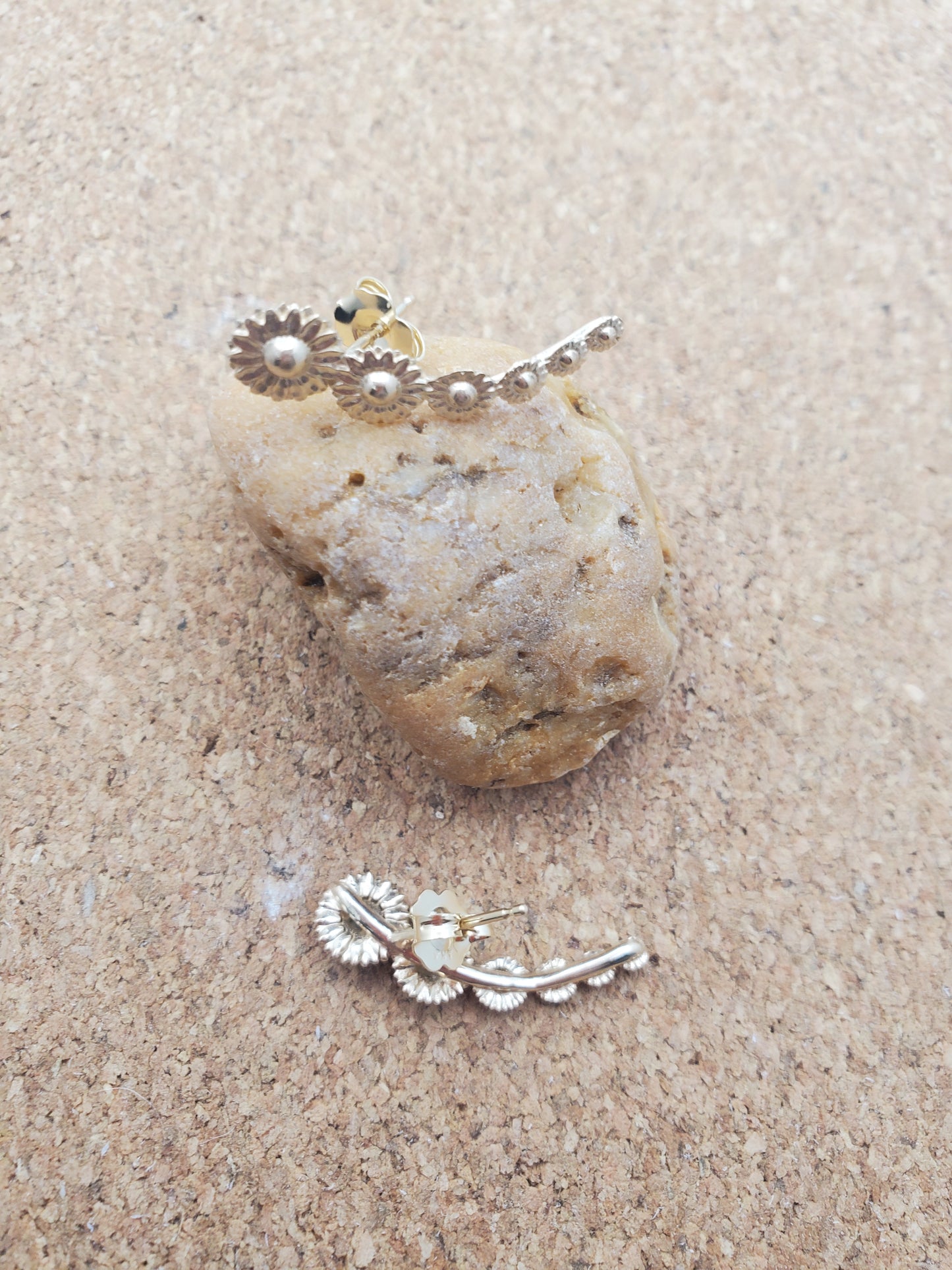 Sunflower Stud Ear Climbers